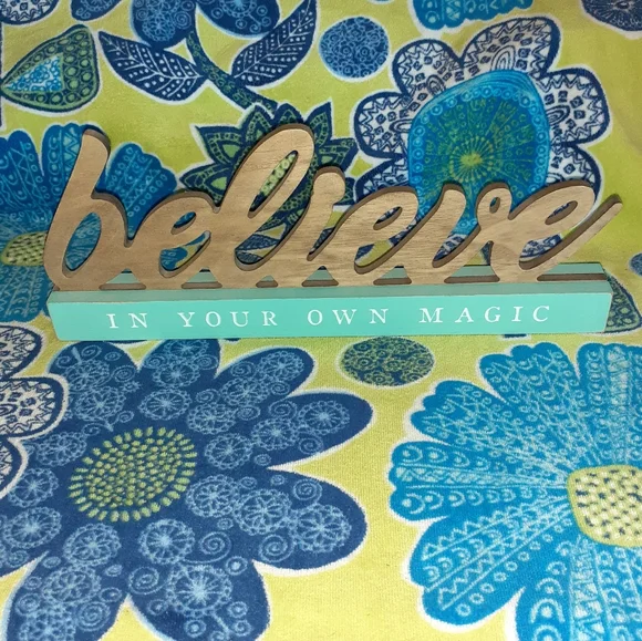 Decorative Wood Sign Believe In Your Own Magic - Picture 2 of 8